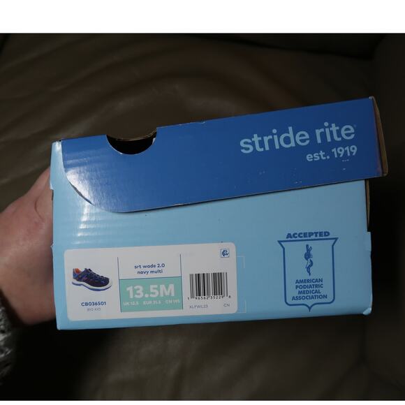 Stride Rite Srt Wade 2.0 Navy Multi Size 13.5 Sneaker Sandal Unisex Kids NWT - Picture 3 of 12